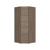 Шкаф угловой Вегас ясень шимо темный - кофе с молоком