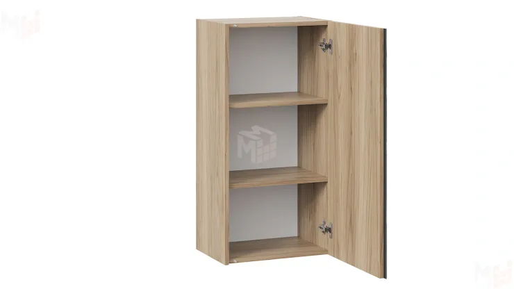 Шкаф навесной Глосс - ТД 319.03.27 Яблоня Беллуно, Стекло Графит матовый