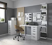 S00432 Ингар 1/5Т стол письменный 120x75x55, белый