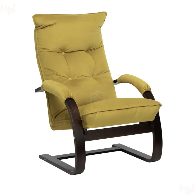 Кресло-трансформер Leset Монако (Орех текстура/V28 желтый)