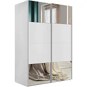 Шкаф-купе Эста 2-х дверный (4 Зеркала / 4 ЛДСП) 180 см.