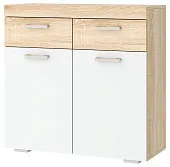 Тумба  СОНАТА ТС-900  Сонома-Белый глянец Тумба  СОНАТА ТС-900  Сонома-Белый глянец