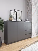 Комод Мори 1600.1 графит Комод Мори 1600.1 графит