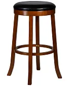 Круглый барный табурет DOBRIN BOB BAR (шоколад, черный) Круглый барный табурет DOBRIN BOB BAR (шоколад, черный)