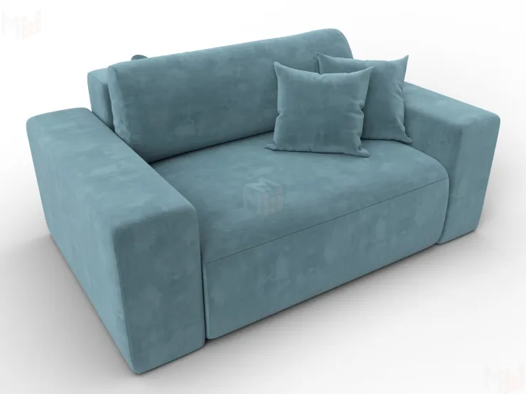 Кресло Лига-036 НПБ ( SEVEN 113 бирюзовый )