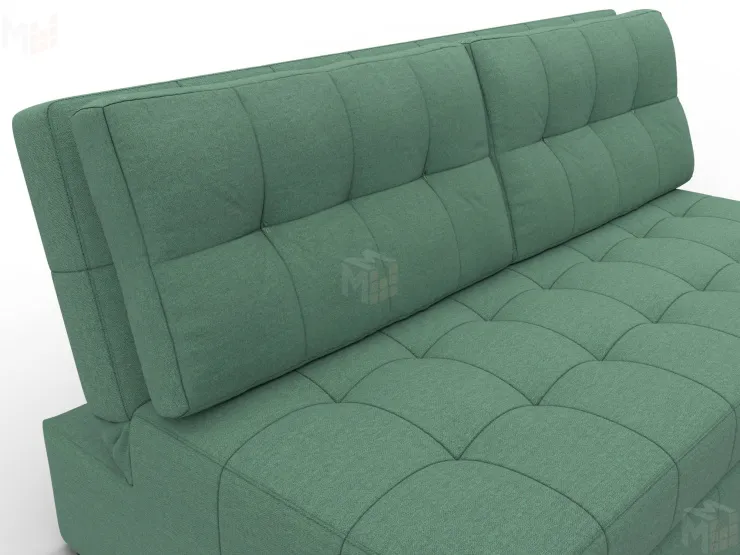 Диван прямой Лига-107 (160) ( Амур 11 зеленый )