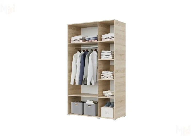 Шкаф Бостон 1200 (сонома) штанга-полки