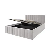 Мягкая кровать Лана 1,6 с подъемным механизмом (бежевый велюр) Мягкая кровать Лана 1,6 с подъемным механизмом (бежевый велюр)