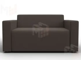 Диван прямой Лига-093 ( Амур 05 коричневый )