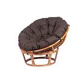 Кресло Папасан 23/01 с коричневой подушкой