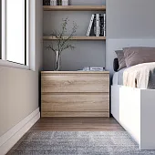 2.05.02.020.3 МАЛЬТА комод 2 ящика 80х54 сонома RU 2.05.02.020.3 МАЛЬТА комод 2 ящика 80х54 сонома RU