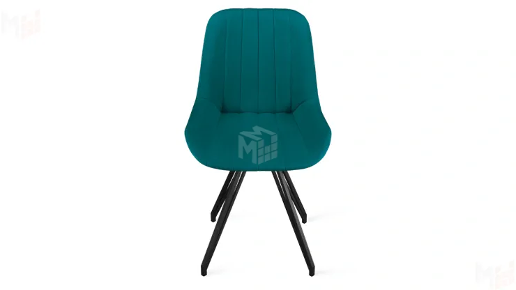 Стул Марвел  К4 Исп. 2 Черный муар Велюр Confetti Izumrud Стул Марвел  К4 Исп. 2 Черный муар Велюр Confetti Izumrud