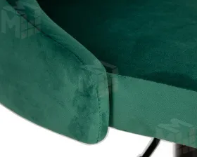 Стул барный DOBRIN JOSEPH BLACK (зеленый велюр (MJ9-88))