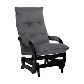 Кресло-маятник Leset Луно (Венге/V32 серый)