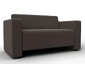 Диван прямой Лига-093 ( Амур 05 коричневый )