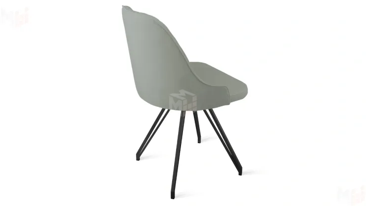 Стул Гранд К4 Черный муар Велюр Confetti Silver