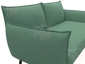 Диван прямой Лига-083 ( рогожка Амур 11 зеленый )