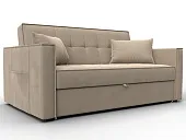 Диван прямой Лига-104 (140) ( SEVEN 729 бежевый )