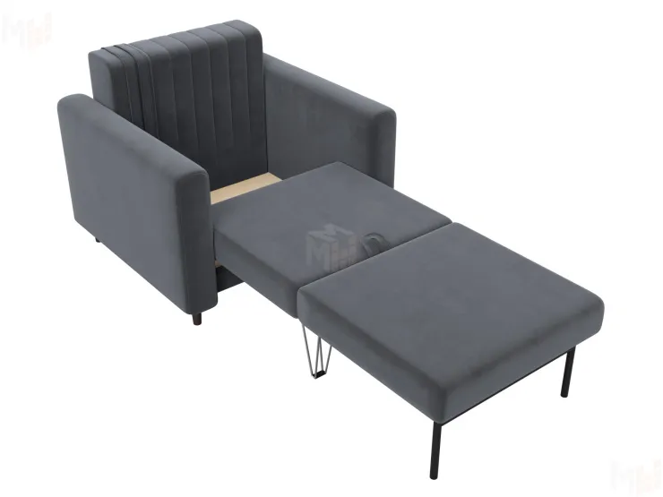 Кресло Лига-070 ( SEVEN 17 серый )