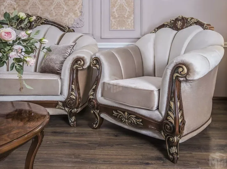 Кресло Марселла корень дуба глянец Кресло Марселла корень дуба глянец