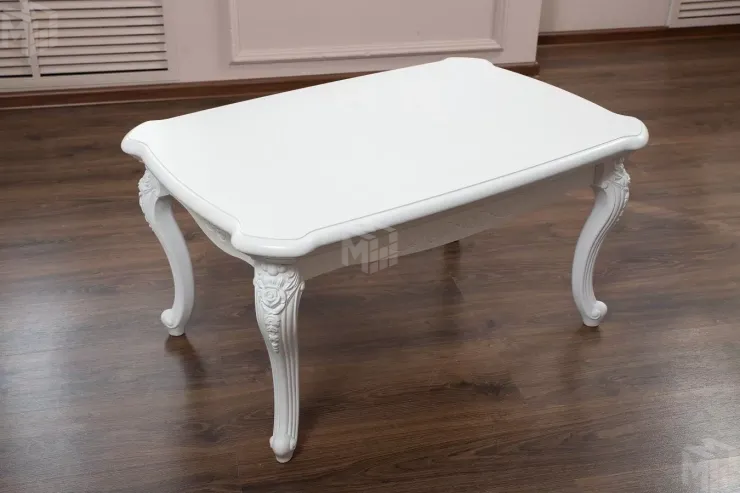 Столик прямоугольный Мишель белый матовый Столик прямоугольный Мишель белый матовый