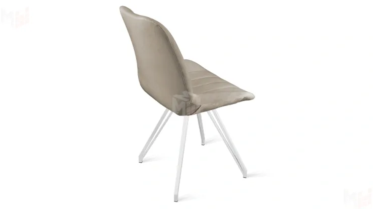 Стул Марвел  К4 Исп. 2 Белый матовый Велюр Confetti Smoke