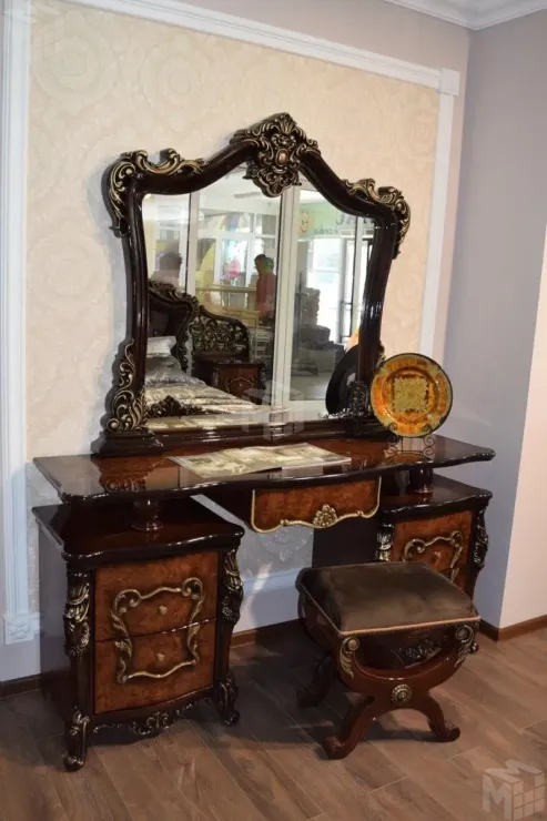 Зеркало для столика Джоконда корень дуба глянец Зеркало для столика Джоконда корень дуба глянец