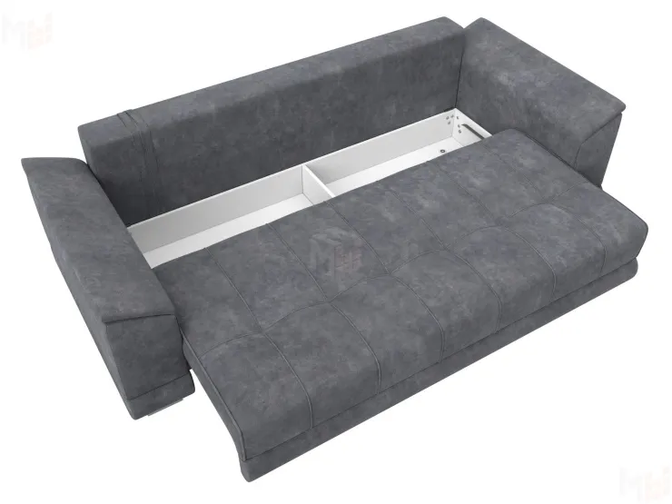 Диван прямой НордСтар НПБ ( BRUT 16 темно-серый )