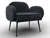 Кресло Лига-086 ( велюр TOWER 11 темно-серый )