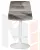 Стул барный DOBRIN TAILOR WHITE (серый велюр (MJ9-75))