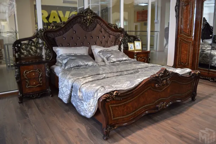 Кровать Джоконда 160х200 см корень дуба глянец