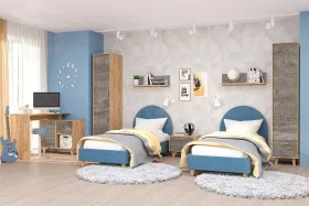 Детская  ЭГО Дуб Крафт/Камень Темный  Вариант 10