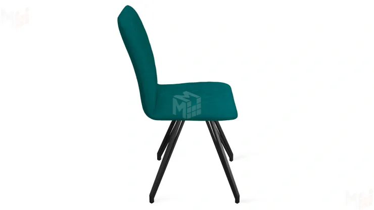 Стул Стенли К4 Черный муар, Велюр Confetti Izumrud