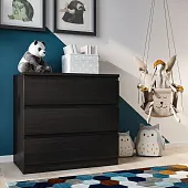 2.05.02.040.5 МАЛЬТА комод 3 ящика 80х76 Дуб Венге RU 2.05.02.040.5 МАЛЬТА комод 3 ящика 80х76 Дуб Венге RU