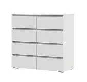 Комод Хелен КМ 04 8 ящиков белый Комод Хелен КМ 04 8 ящиков белый