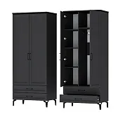 Шкаф ШК-2 Шарм Антрацит Шкаф ШК-2 Шарм Антрацит