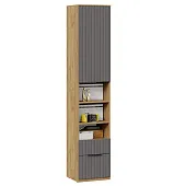 Шкаф комбинированный Хилтон 404.004.000 Графит матовый Шкаф комбинированный Хилтон 404.004.000 Графит матовый