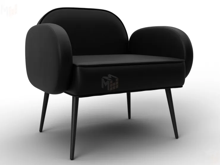 Кресло Лига-086 ( экокожа GRIFON 18 черный )