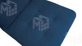 Стул Аспен К3 Черный муар, Велюр Confetti Blue