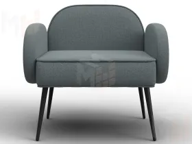 Кресло Лига-086 ( рогожка Амур 07 серый )