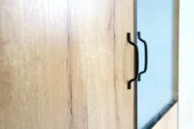 Шкаф-витрина Виртон 21 Дуб Крафт Золотой