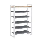 Обувница Leset Стилвуд 126 (Белый/Серый/Дуб крафт золотой)