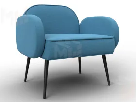 Кресло Лига-086 ( Амур 10 голубой )