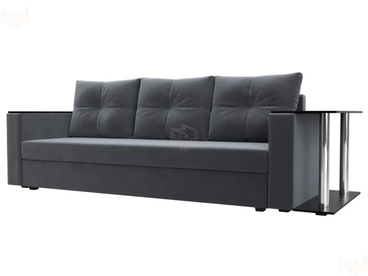 Диван прямой Атланта со столом справа