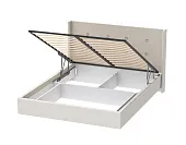 Кровать арт. 021 экокожа Sontex Milk  (ПМ) 1600x2000 Кровать арт. 021 экокожа Sontex Milk  (ПМ) 1600x2000