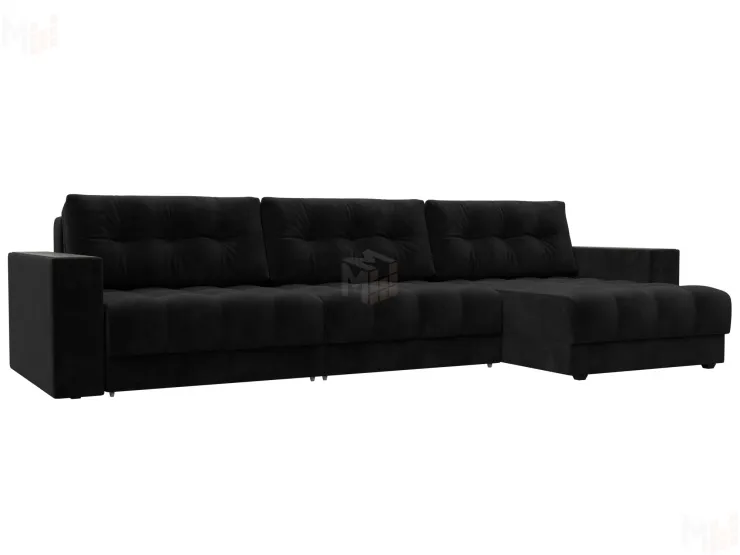 Диван угловой с декором Лига-049 НПБ Лонг