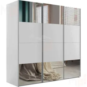 Шкаф-купе Эста 3-х дверный Комби (6 Зеркал / 6 ЛДСП)  240 см.