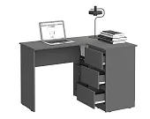 Стол Челси угловой (графит) Стол Челси угловой (графит)