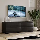 2.05.02.030.5 МАЛЬТА комод 4 ящика 160х54 Дуб Венге RU