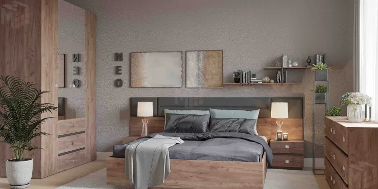 Спальня NEО 1 Дуб табачный
